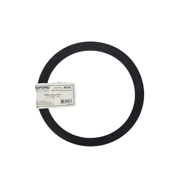 Bedford Precision Parts Bedford Precision Tank Lid Gasket, 2 Gallon, Stratoprene for DeVilbiss QM-1462 56-93 - main